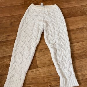 Strechy crochet pants